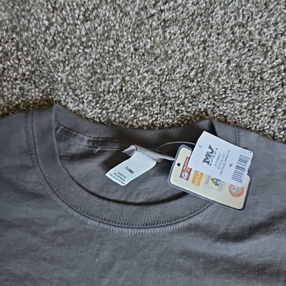 NWT MV Sports NCAA University of Kansas Jayhawks 1865 Gray Size XL Short Sleeve - Picture 6 of 7